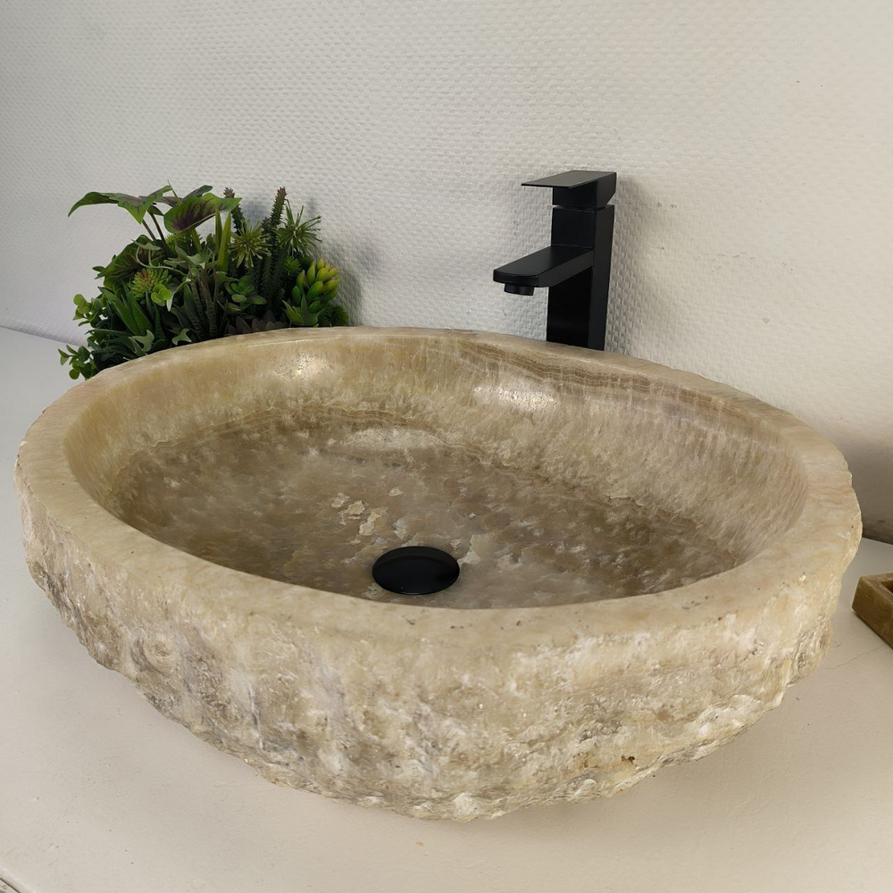 Раковина из оникса Erozy Yellow EO-64257 57*47*15 0160