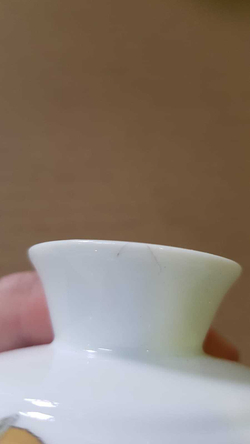 268010.3Y1 УЦЕНКА Гайвань большая ГОРНЫЙ САД "Плоды граната" , 260 мл. фарфор белый