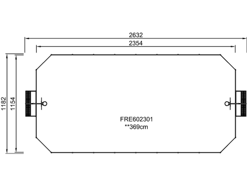 Площадка MUGA, 12x26 м