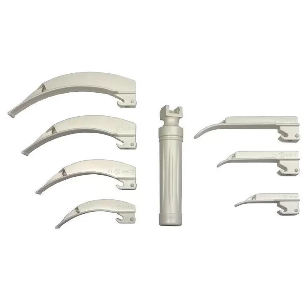 Ларингоскоп одноразовый стерильный детский волоконно-оптический (1 рук., 4 клинка)