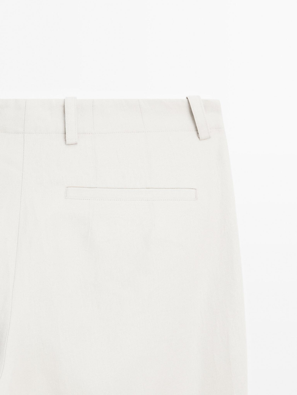 Massimo Dutti Брюки из 100% льна, светло-бежевый