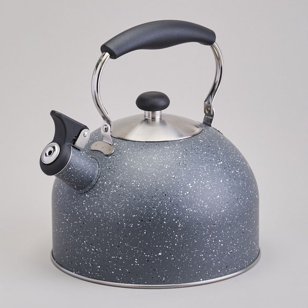 ЧАЙНИК AGNESS СО СВИСТКОМ 2,5 Л, СКЛАДЫВАЮЩАЯСЯ РУЧКА, ИНДУКЦИОН. ДНО