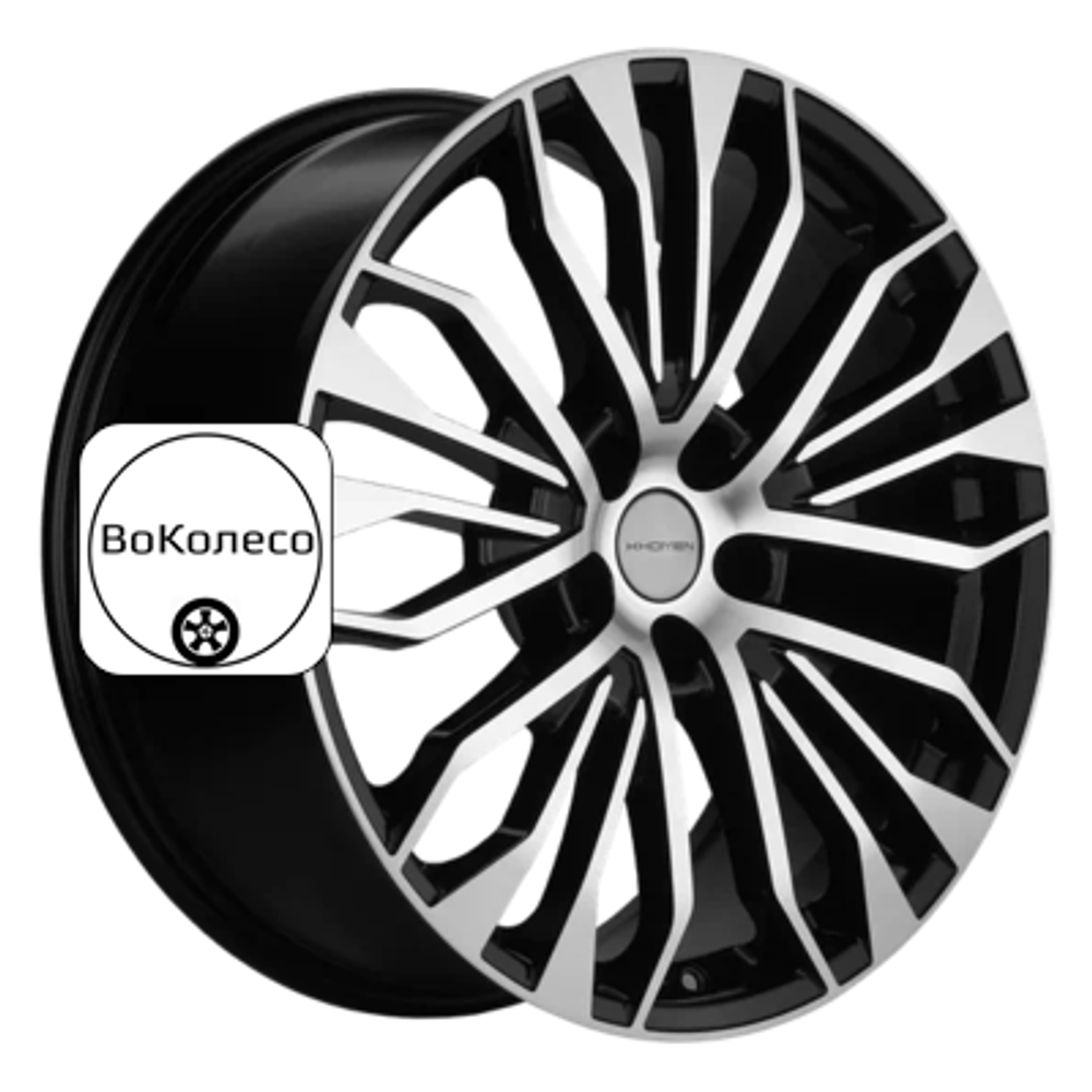 8,5x20/5x112 ET30 D66,6 KHW2009 (Q7) Black-FP Khomen Wheels