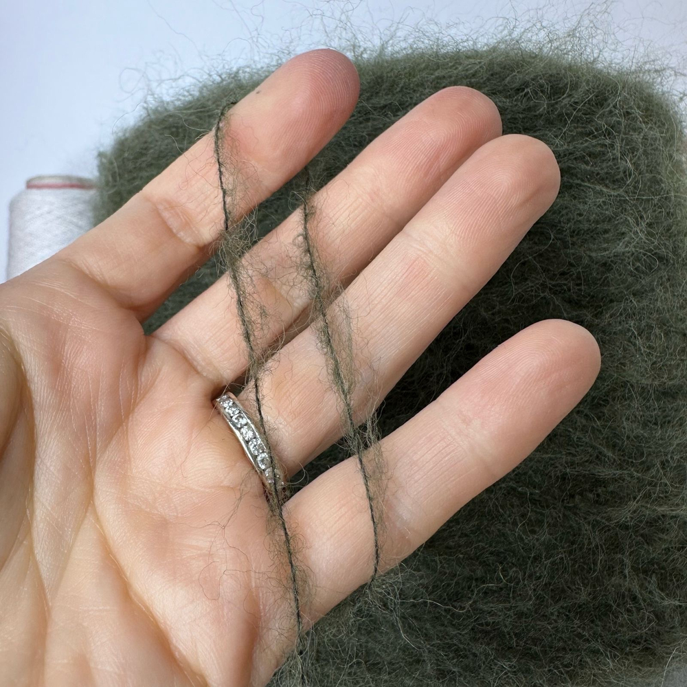 FREEALP - MF Sesia; 70% baby suri альпака, 30% п/а; 480м/100гр; col. green; S704