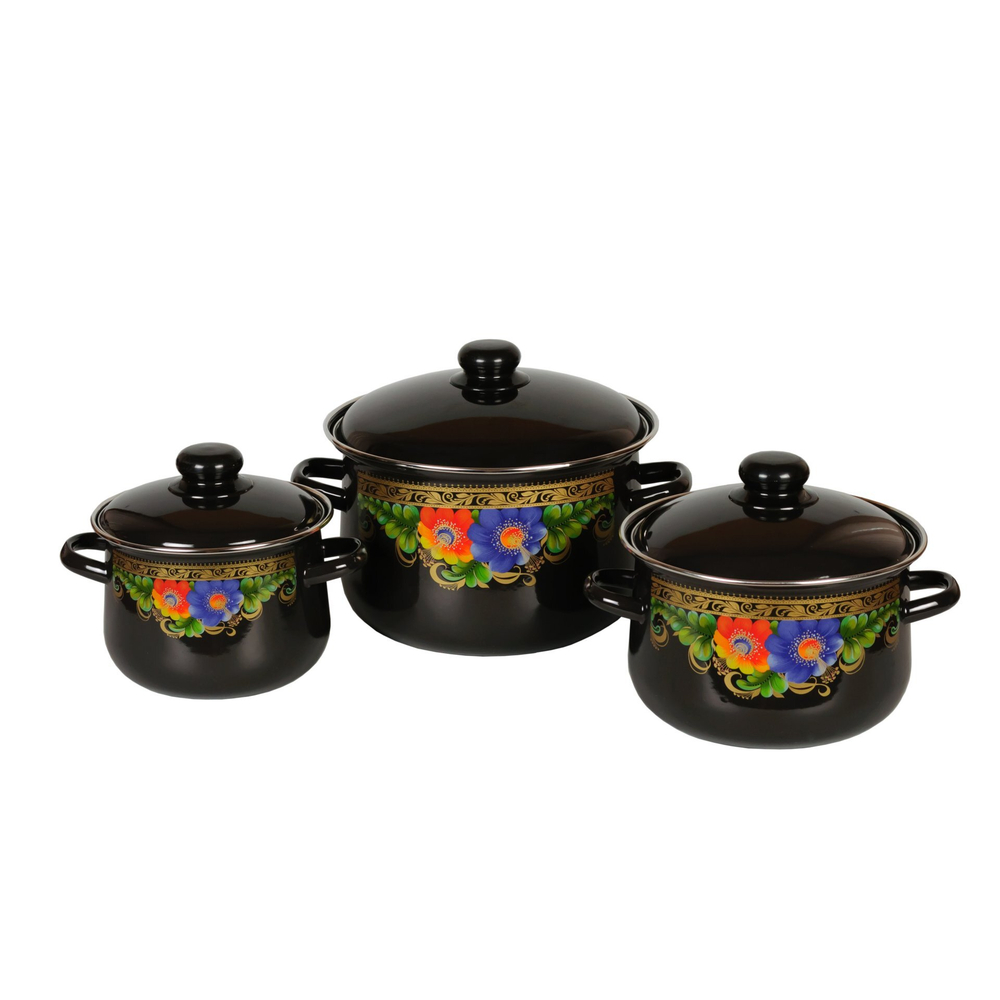 Набор эмаль 3пр.№408 конич. "Вологда" 2/4/5,5л СЭ