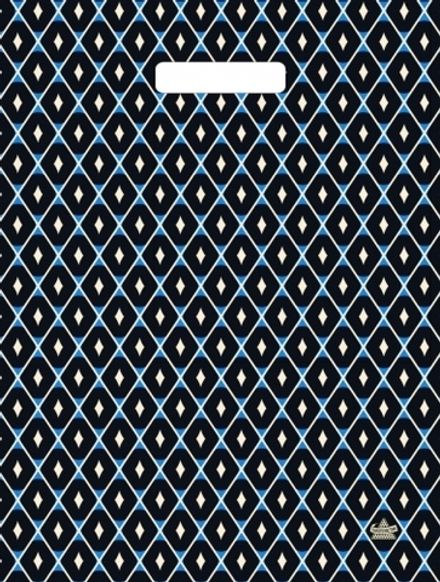 Пакеты с вырубной ручкой 31х40+6 см "Геометрия" 60 мкм (50/500 шт.)