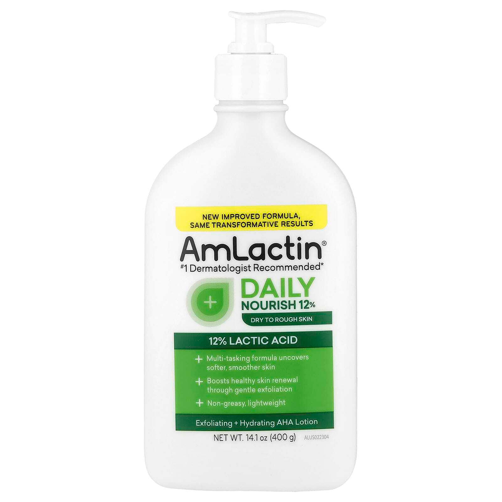AmLactin, питательный лосьон для ежедневного применения, 400 г (14,1 унции)