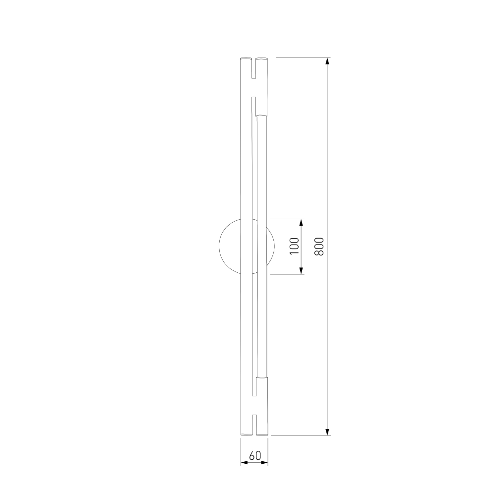 Настенный светильник 50265 LED титан