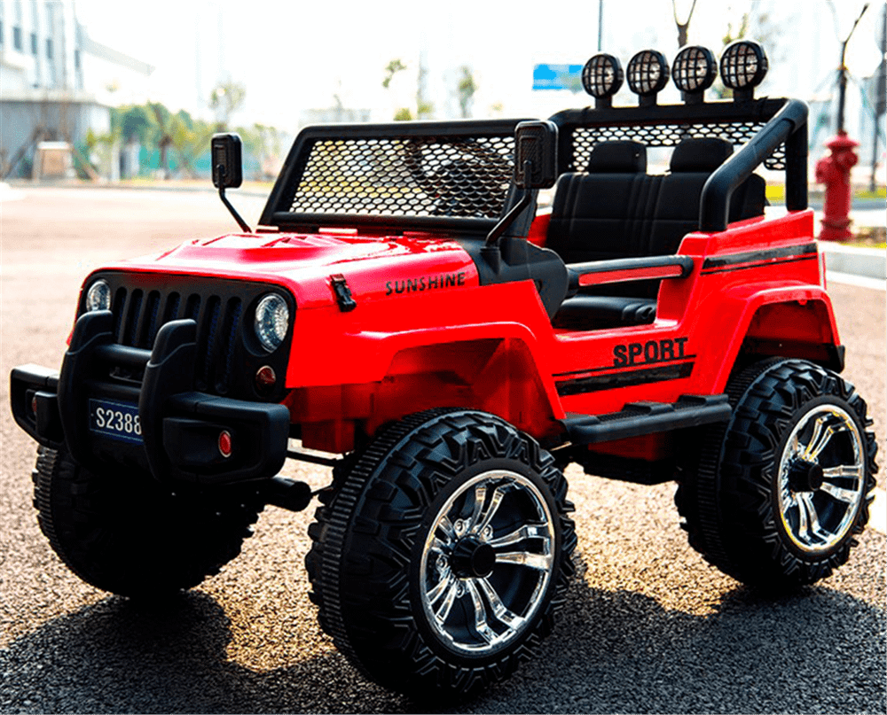 Электромобиль детский "JEEP 4WD",12V,красный