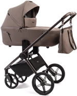Детская коляска Peppy Monaco Thermo 3 в 1 с автокреслом Rise Milk Mocco
