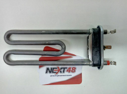 Тэн 1700W, прямой, с отверстием под датчик, L=190 мм, l=14 мм, резинка ровная,