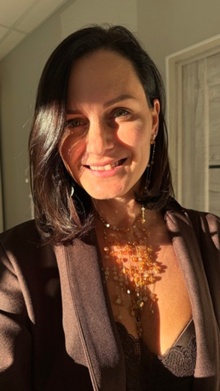 Колье ВОДОПАД ЗОЛОТОЙ ЧАС