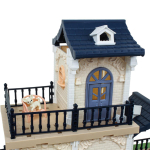 Игрушечный дом для куклы с мебелью и фигурками кор 686-008