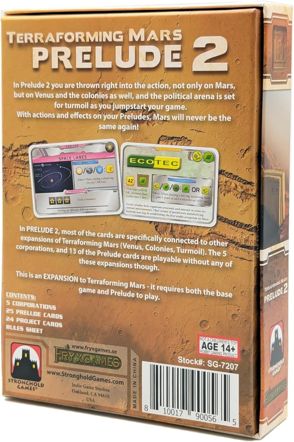 Покорение Марса (Terraforming Mars) - дополнение Prelude 2 на английском языке