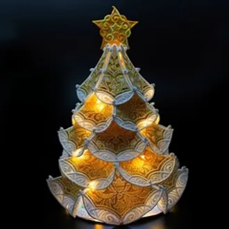 Ель королевская ночник золотая, 20 см