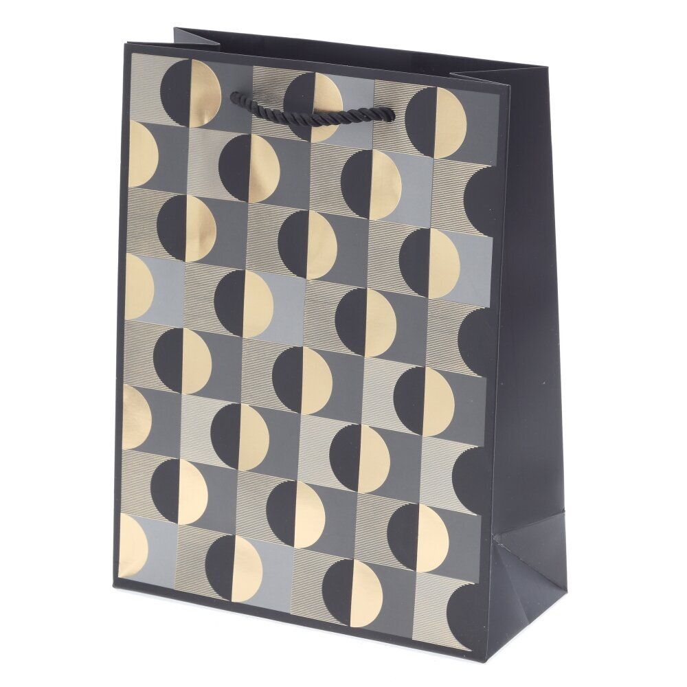 GAEM Пакет подарочный (бумага 210г/м2, блок микс 12шт), L18 W8 H23,5 см, 4в.