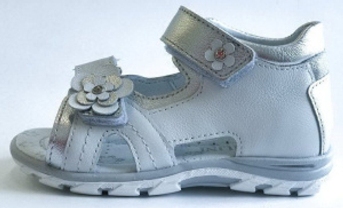 SO-229(15) Сандалии цвет серебристый  (Размер: 48)