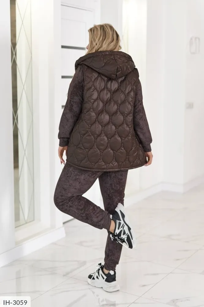 Костюм тройка IH-3056 Фабрика Моды