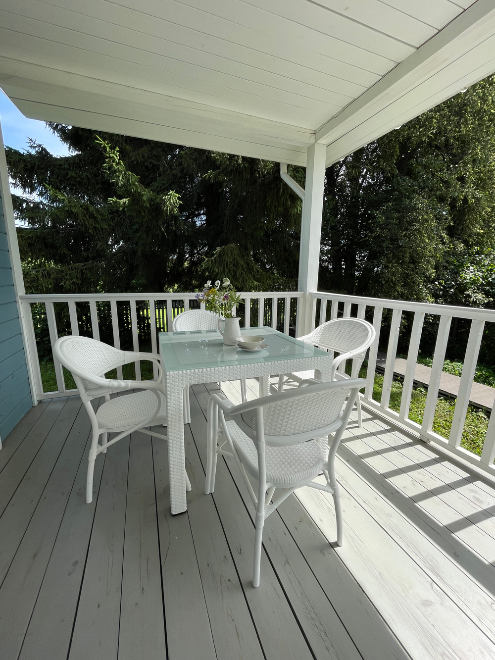 Nirvana NVS-049 set of 4 White (Обеденная группа стол 1шт, стулья 4шт) , Novussi