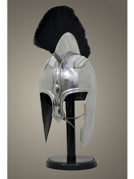 Nautical Шлем троянский "Ахиллес" с черным плюмажем