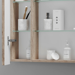 Зеркальный шкаф Sancos Mirror 790x150х740 мм, с LED подсветкой