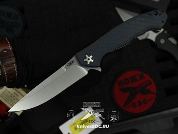 Zero Tolerance K0452BLUCF - нож складной, рук-ть титан/черно-синий карбон, клинок CPM-MagnaCut, сатин