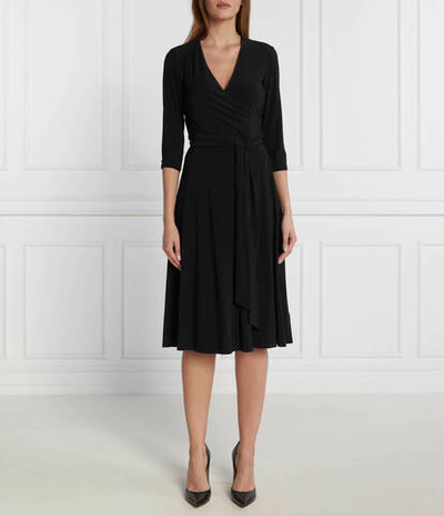 Платье с ремешком CARLYNA LAUREN RALPH LAUREN - черный(250769904)