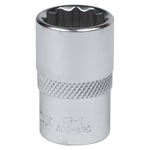 МАСТАК (000-42019) Головка торцевая стандартная двенадцатигранная 1/2", 19 мм