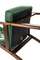 Кресло Бюрократ T-9928WALNUT-CF зеленый кожа на ножках дерево