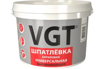 Шпатлёвка универсальная акриловая выравнивающая VGT
