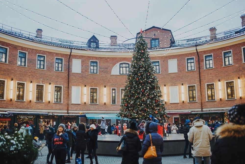 Уличная елка ствольная "Альпийская" (пвх) 11 м