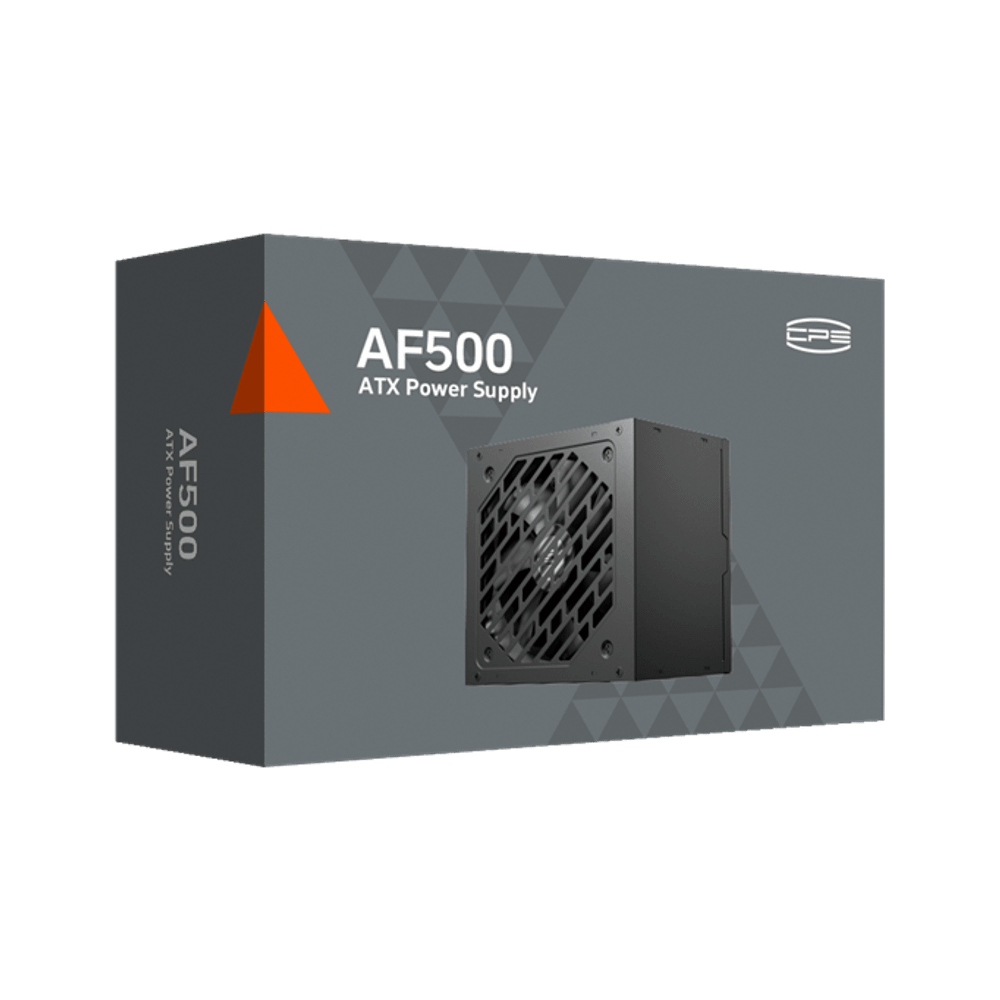 Блок питания PCCooler  500W, Non Modular, 80+, КПД ≥80%, ATX, FAN 120mm, Черный, P1-AF500-N1H