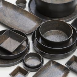 Тарелка с бортом 16,4*3,3 см Brush пластик меламин P.L. Proff Cuisine