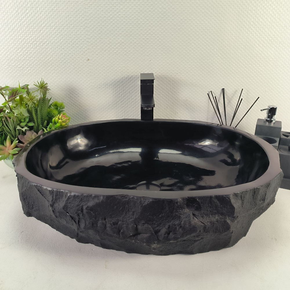 Раковина из андезита Erozy Black EA-65003 62*46*16 0034