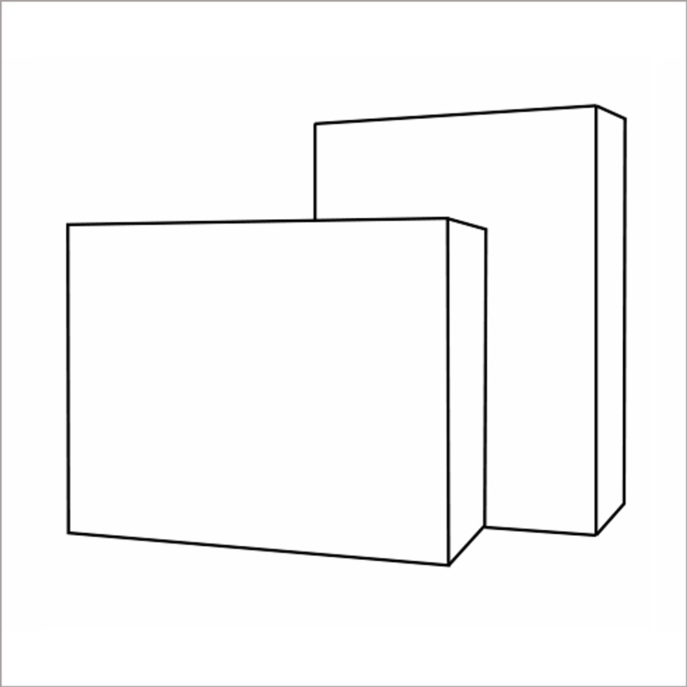 Кашпо, коллекция Concrete, форма DEVIDER