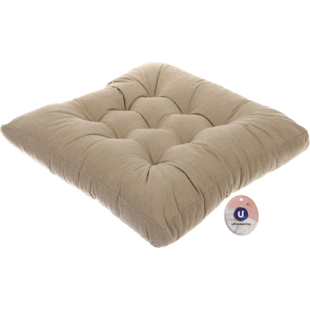 Сидушка на стул «SMART» 40*40*5 см, цвет мокко