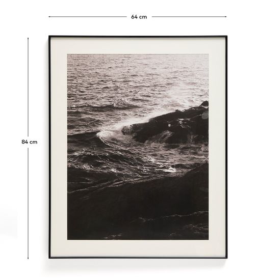 Картина Zavira с фотографией волн 50 х 70 см