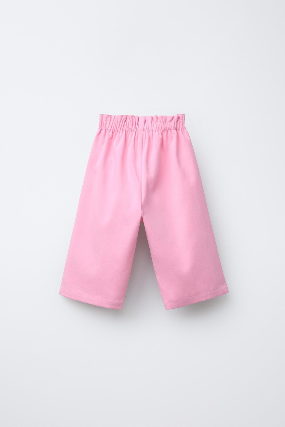 ZARA БРЮКИ С ПРЯМЫМИ ШТАНИНАМИ И БАНТОМ, РОЗОВЫЙ