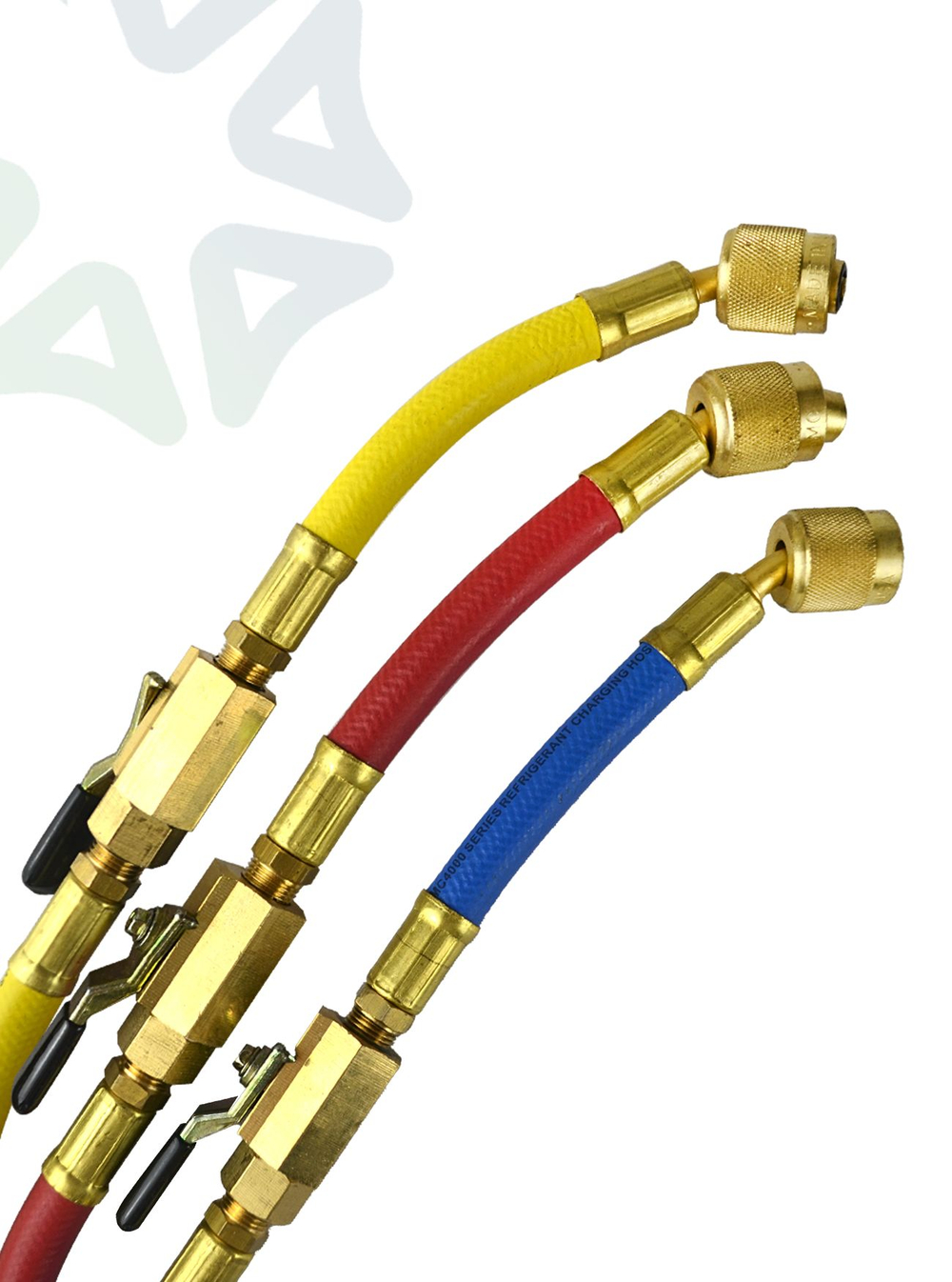 Шланги зарядные (3 шт.) 90262-6 (150 cм, гайки F 1/4 "SAE) с шаровыми вентилями