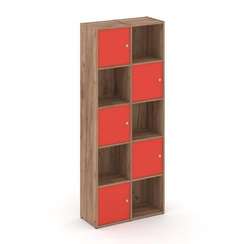 Locker plus Комплект №8 LK.K-008 Дуб Табак/Красный 798*350*1983