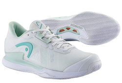 Женские теннисные кроссовки Head Sprint Pro 3.5 Clay - white/aqua