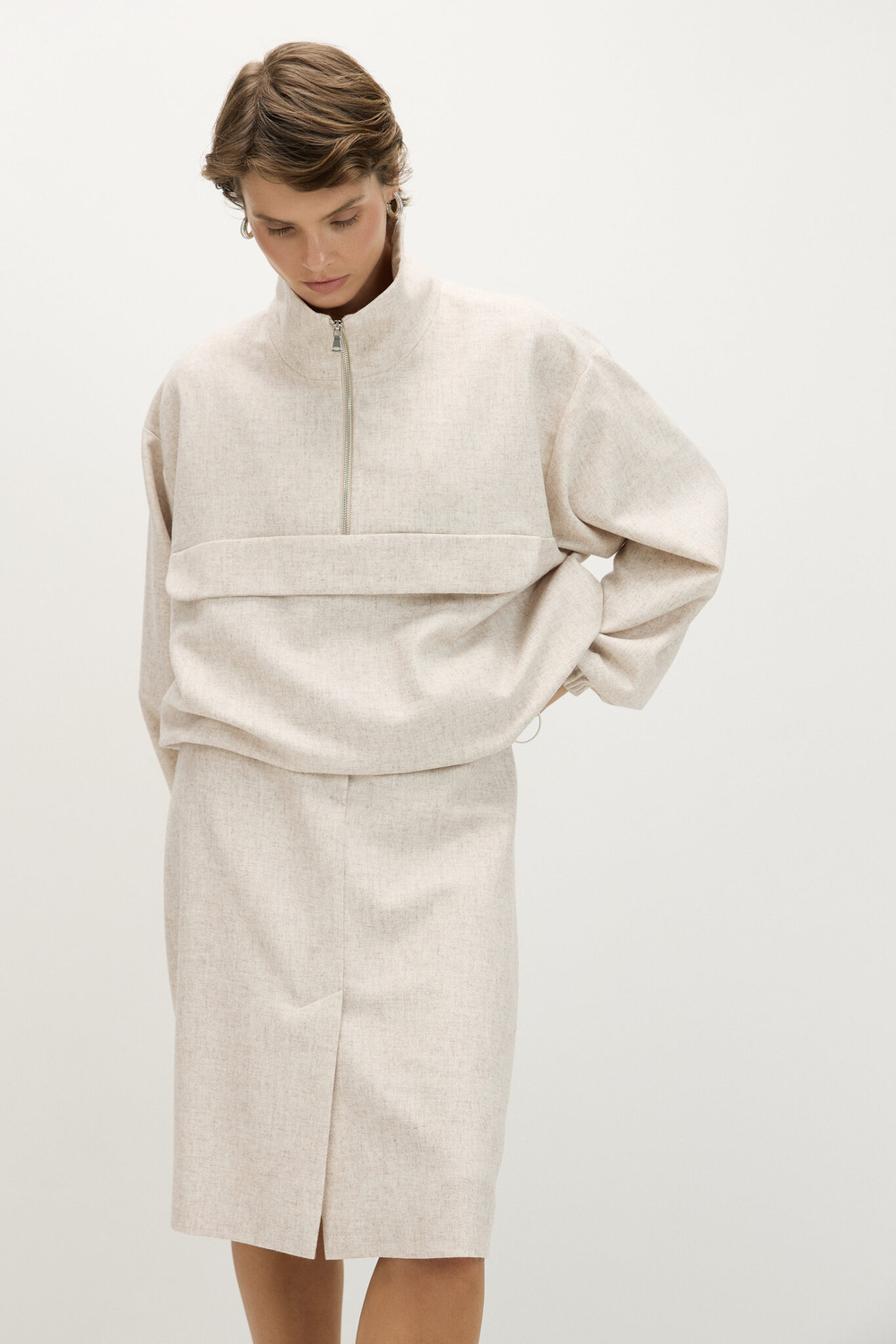 Юбка карандаш до колена