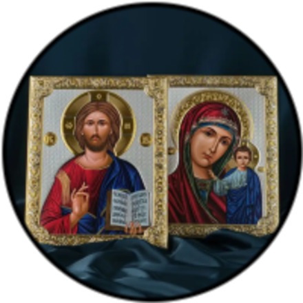 Греческие иконы в окладе