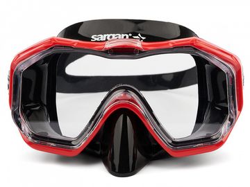 Маска Sargan Панорама черный/красный