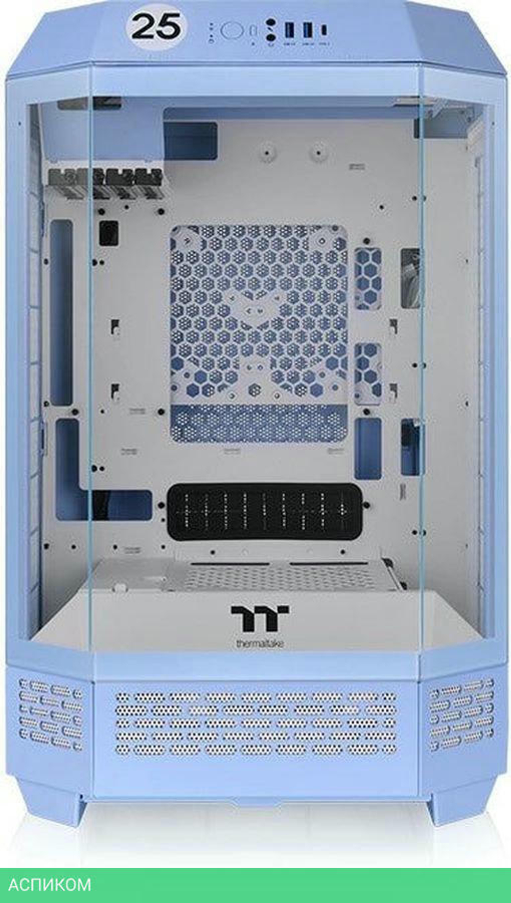 Корпус Thermaltake Tower 300 Hydrangea голубой (CA-1Y4-00SFWN-00)