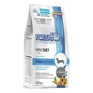 Сухой гипоаллергенный корм Forza 10 Mini Diet Pesce для собак мини пород с рыбой