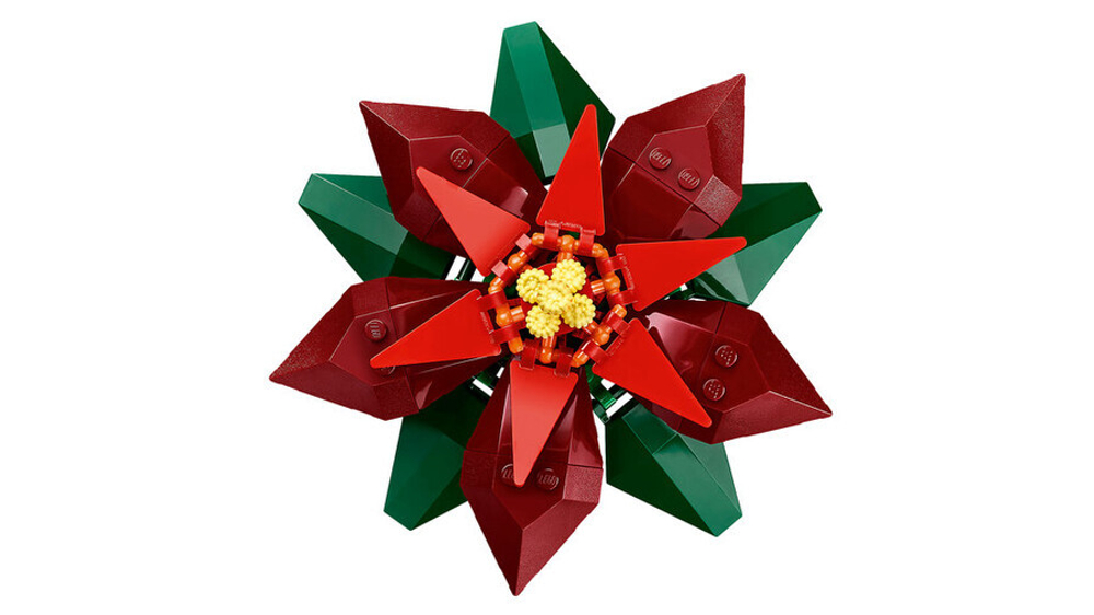 Конструктор LEGO Icons 10370 Botanical Collection Пуансеттия