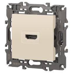 Розетка ЭРА Elegance 14-3114-02 HDMI IP20 слоновая кость