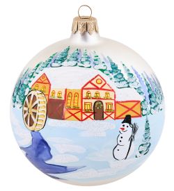 Элита НФШ-1664/2 Ел.украшение Шар «Водяная мельница» 100 мм