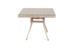 "Айриш" стол плетеный из искусственного ротанга, цвет бежевый